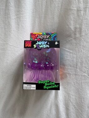 Nee Doh Jolly Squish Purple Super Solid Sensory Toy